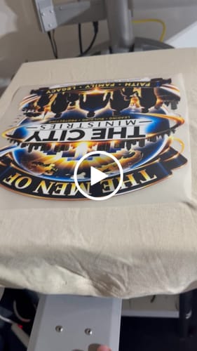 Customer video review of DTF Transfers Upload Your Gang Sheet