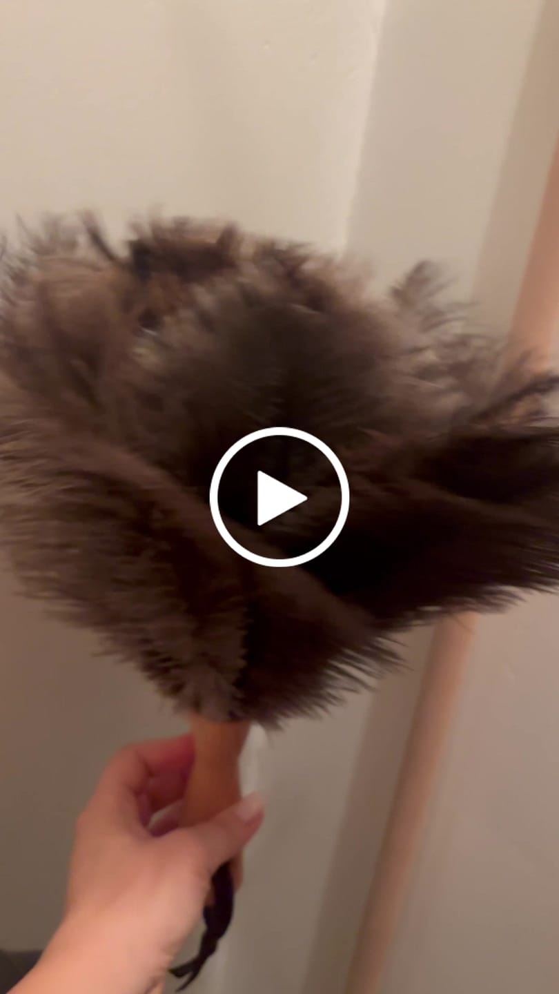 Customer video review of Petit plumeau à main