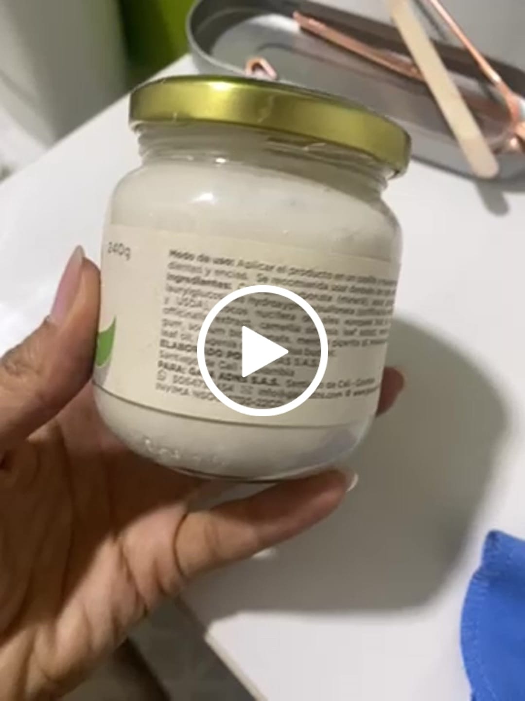 Customer video review of Crema dental sin flúor Gaia