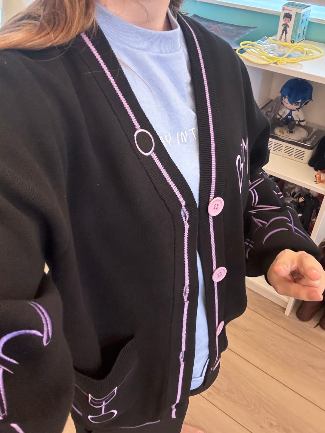 Customer photo review of Bomb Cardigan Preorder