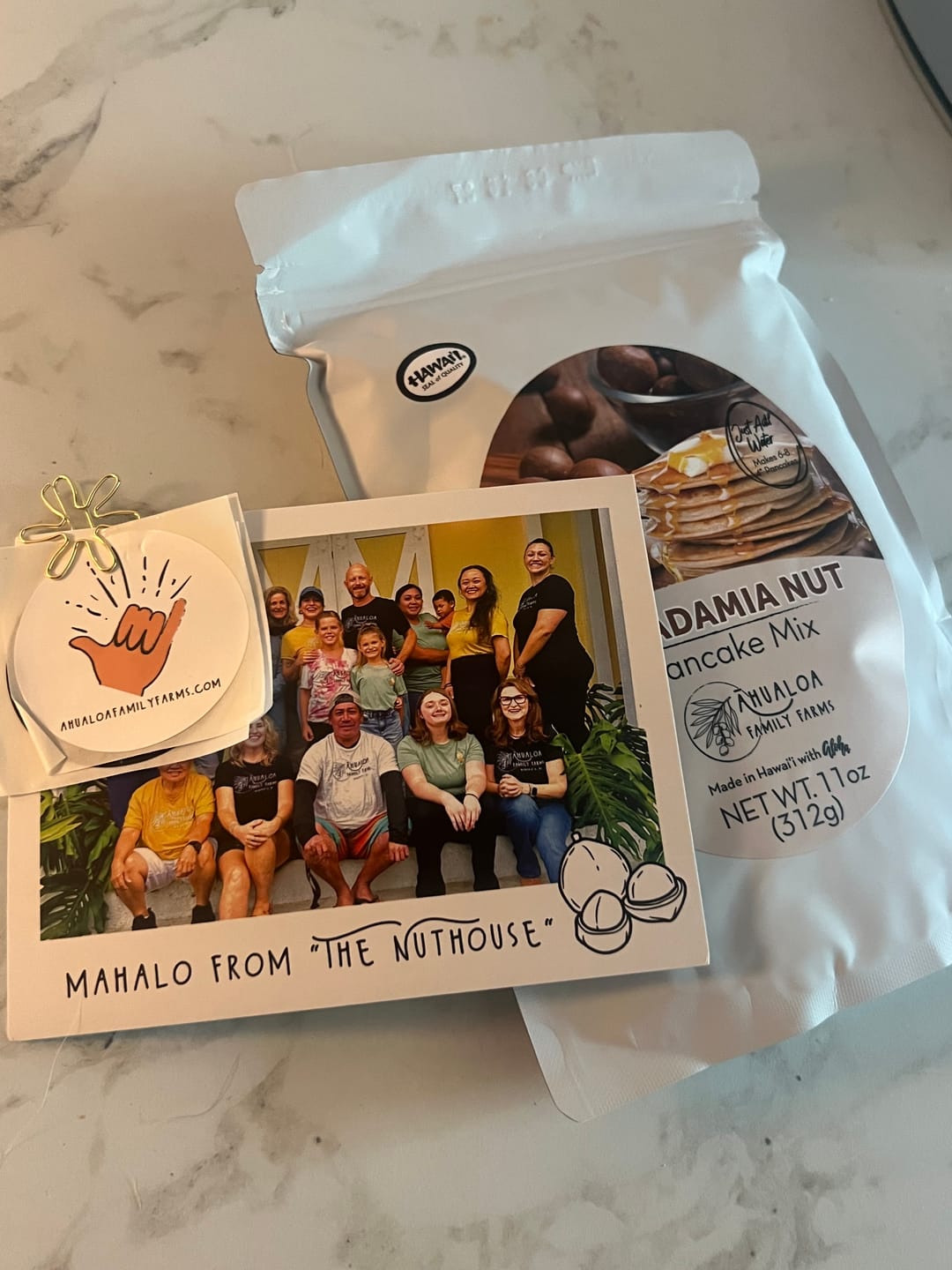 Customer photo review of Hawaiian Macadamia Nut Pancakes