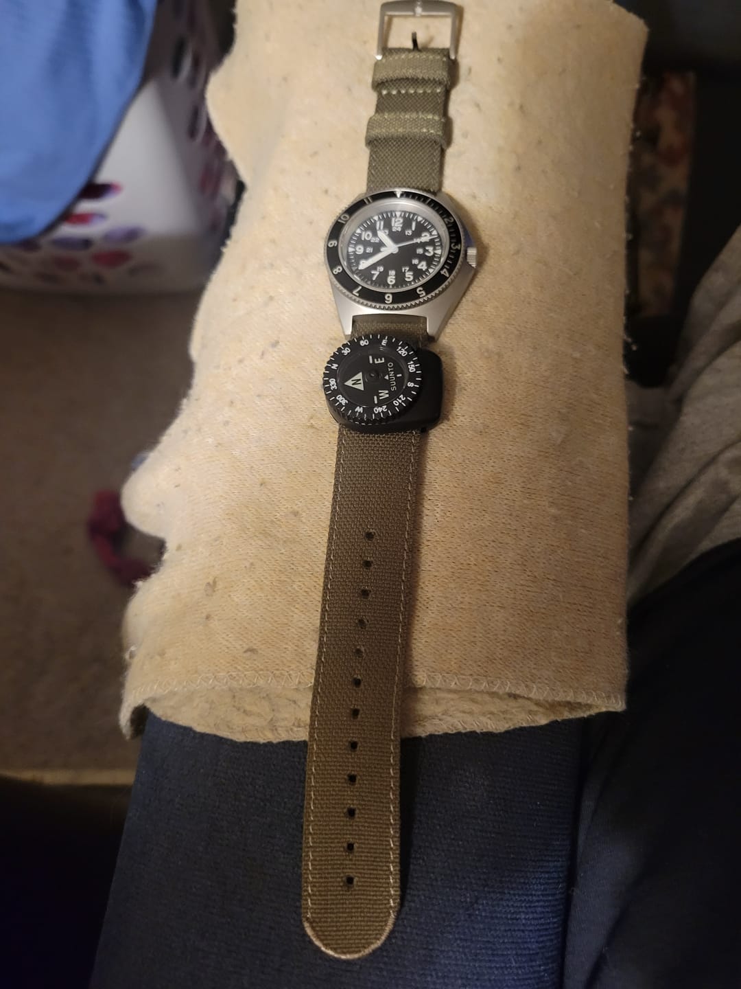 Customer photo review of CAT Strap - NEW - Premium Cotton Nylon Blend