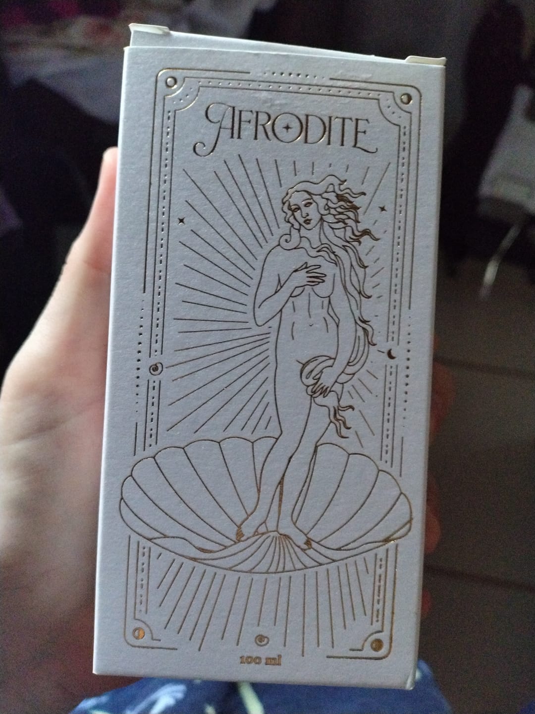 Customer photo review of Fragrância Afrodite 100ML