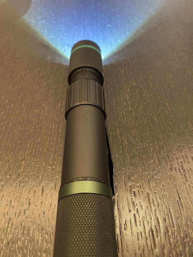 Customer photo review of DOVER 1000 LUMEN RECHARGEABLE FLASHLIGHT