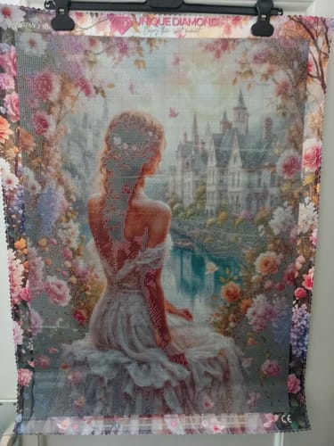 Customer photo review of 5D Diamond Painting – Princess of the Blooming River