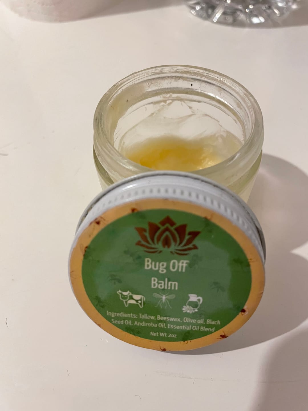 Customer photo review of Bug Off Balm Mosquito and Tick Repellent
