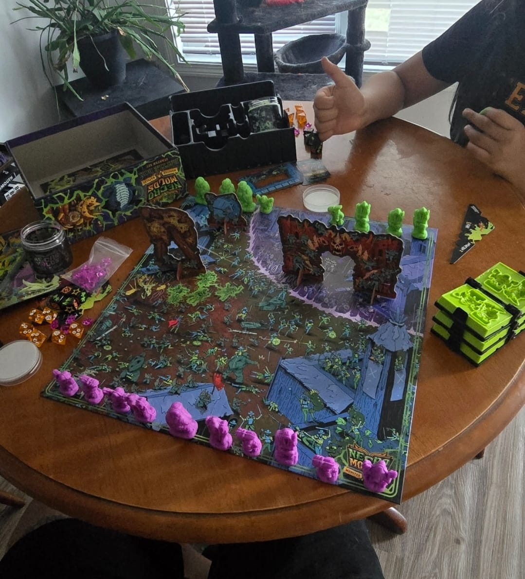 Customer photo review of Necromolds Battle Box