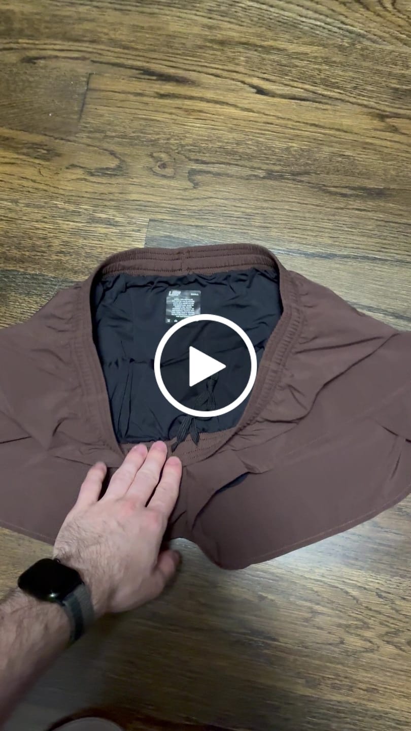 Customer video review of S3 - Men's 3" Split Running Short - Coffee