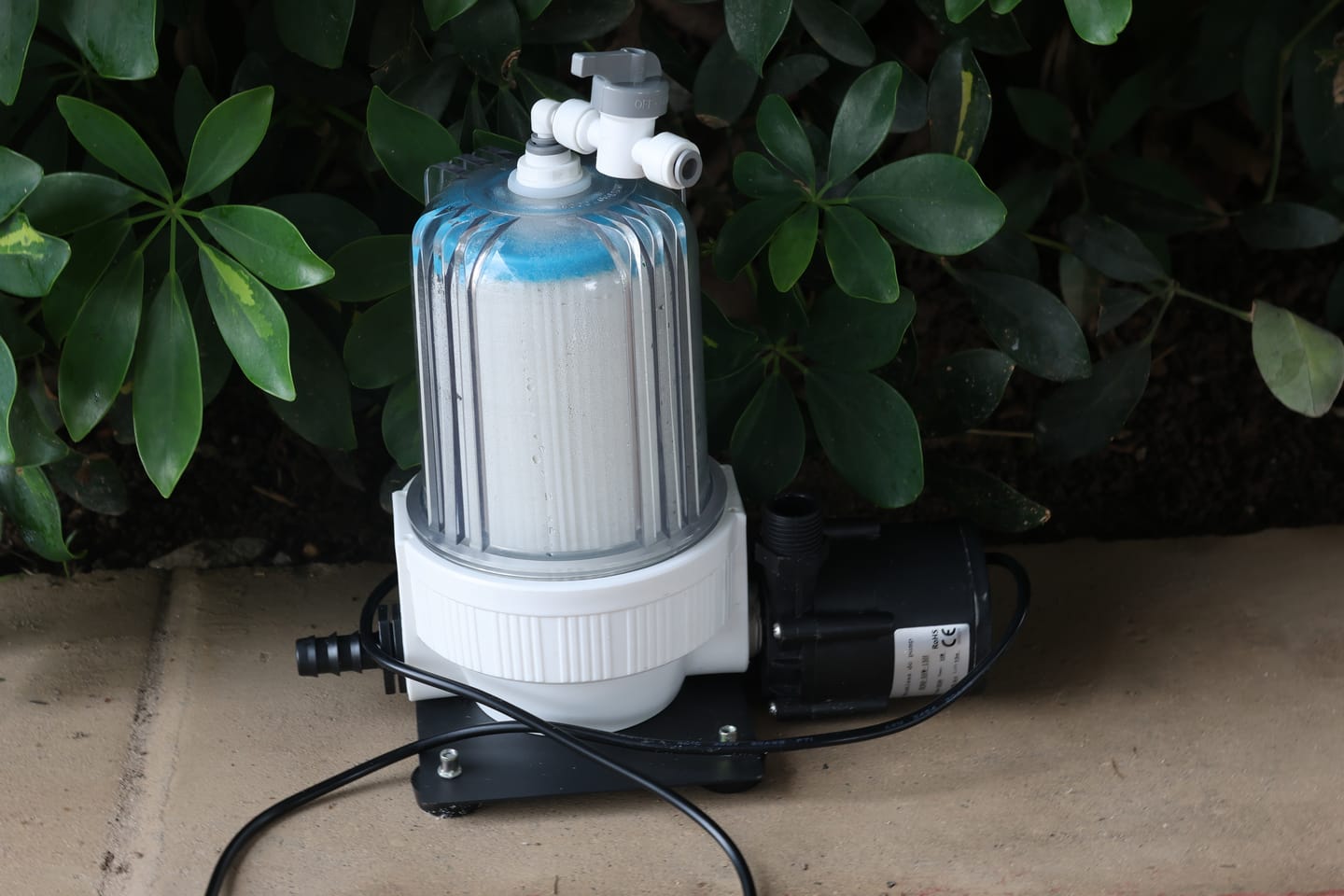 Customer photo review of Cold Plunge Water Filter Upgrade