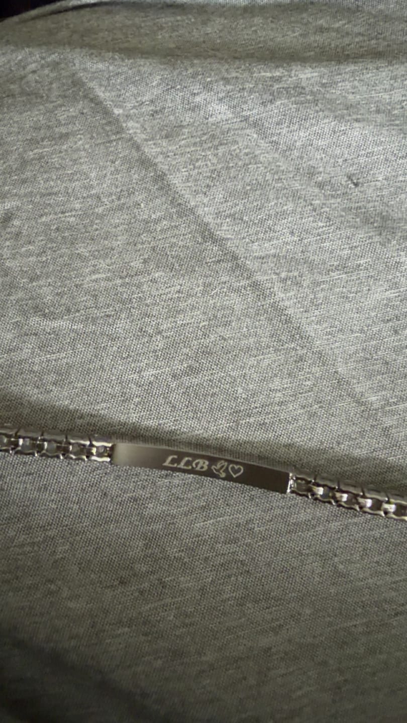 Customer photo review of ID Tennis Bracelet | 3mm