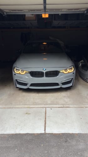 Customer photo review of BMW F30 3 SERIES CSL YELLOW DRL KIT