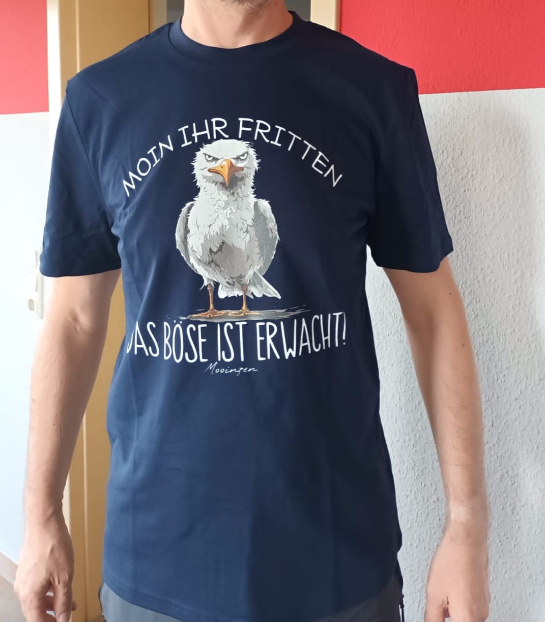 Customer photo review of Moin ihr Fritten!  · Herren Premium Bio T-Shirt