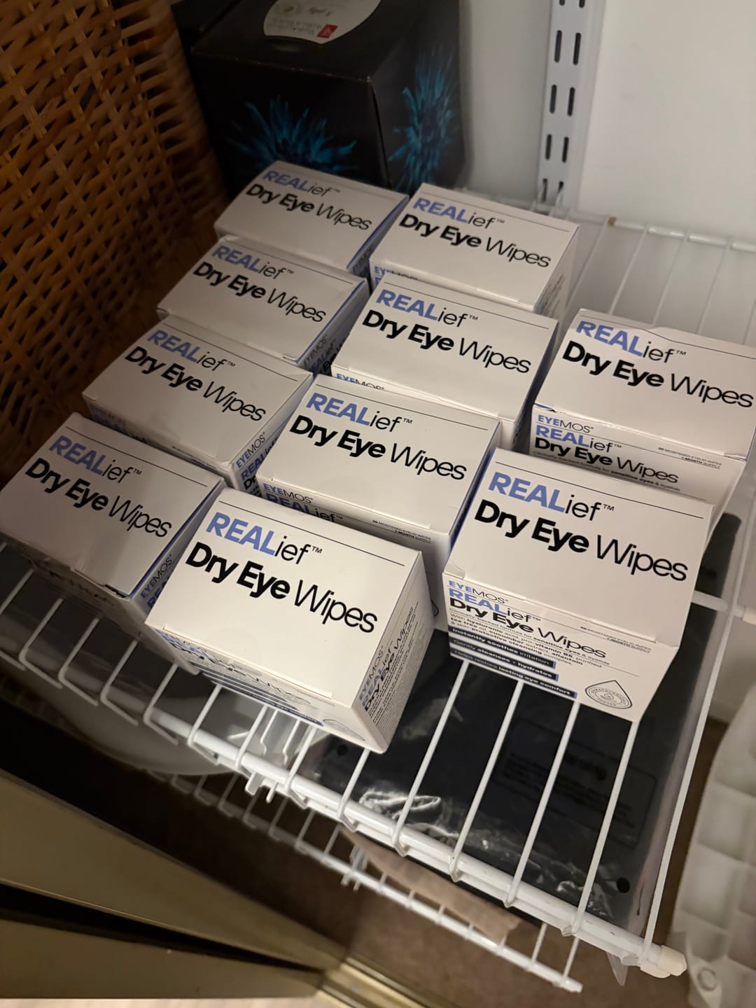 Customer photo review of REALief™ Dry Eye Wipes | 30