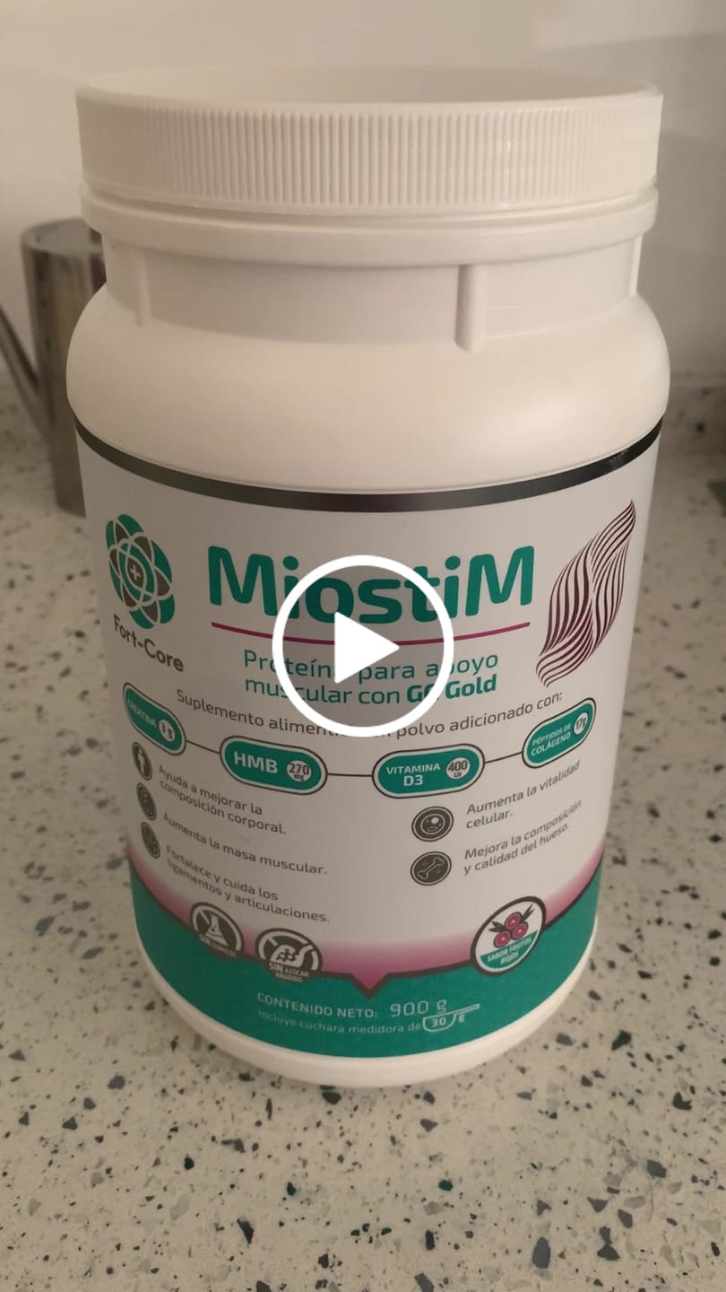 Customer video review of MiostiM Fort Core | Aminoácidos, Fibra, Magnesio | 900 g