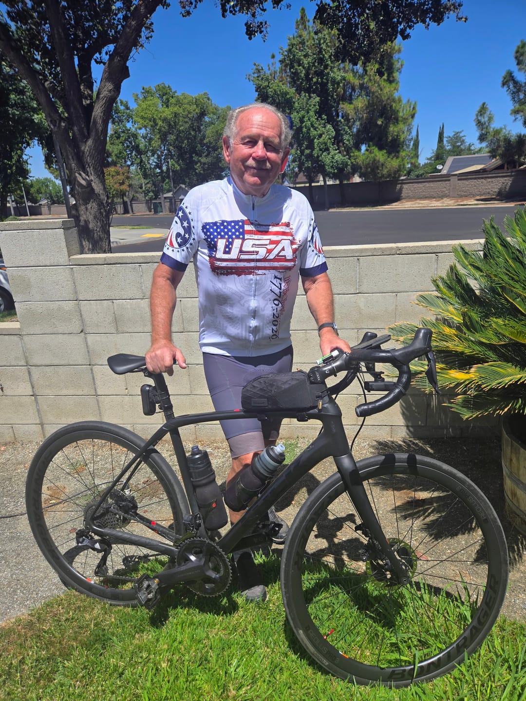 Customer photo review of Men’s Personalized USA 1776–2026 We The People Cycling Jersey & Kit