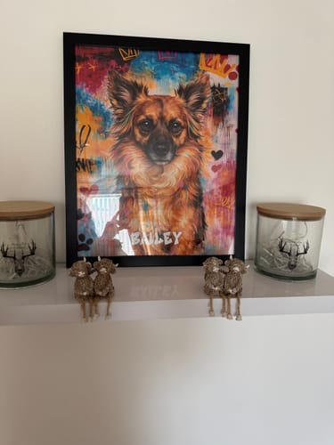 Customer photo review of Graffiti -  Personalised Poster