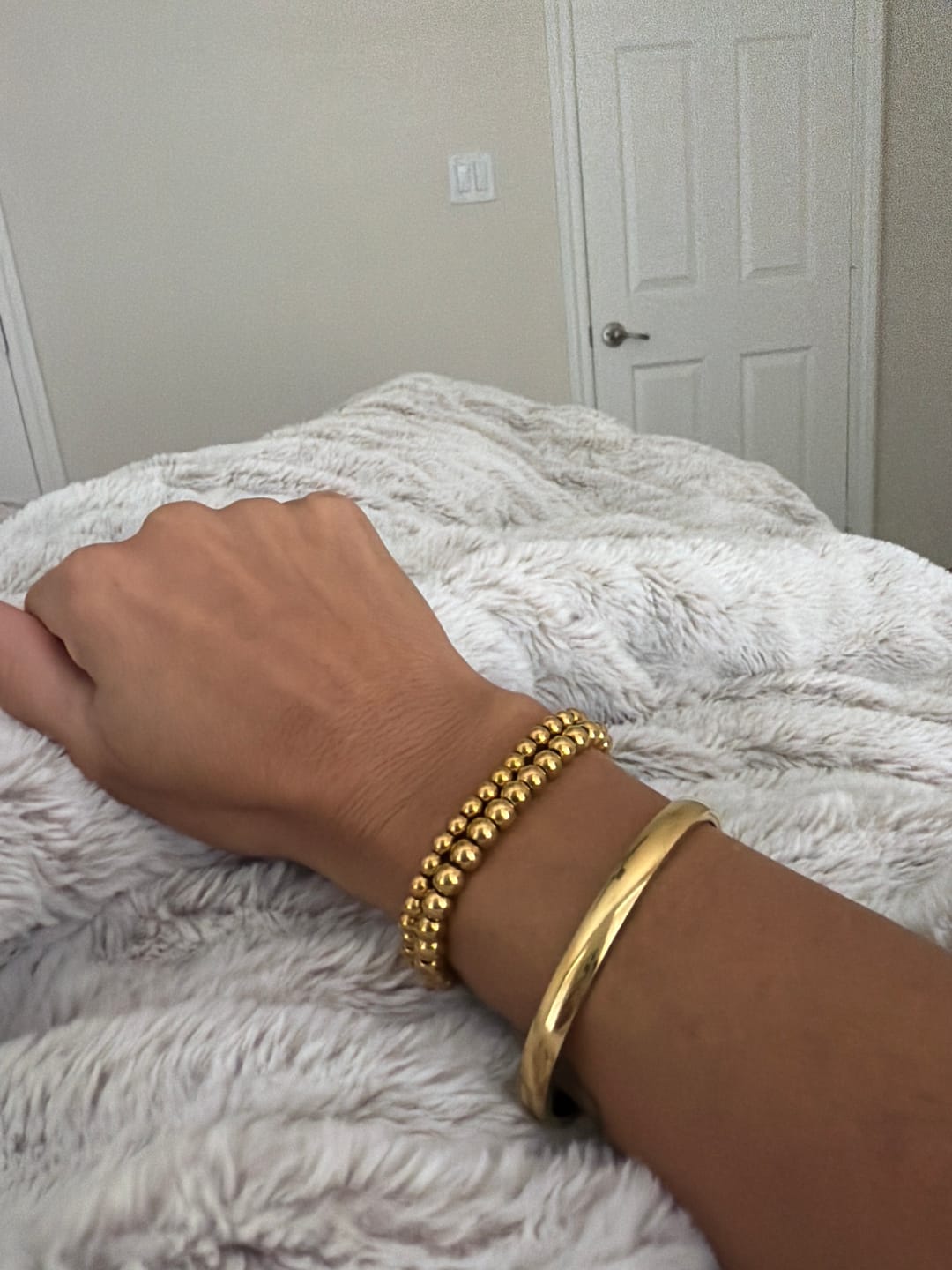 Customer photo review of Marbella Cuff Bracelet