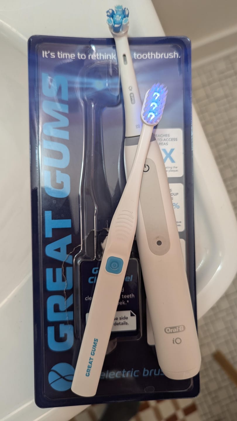 Customer photo review of Great Gums Bioelectric Toothbrush