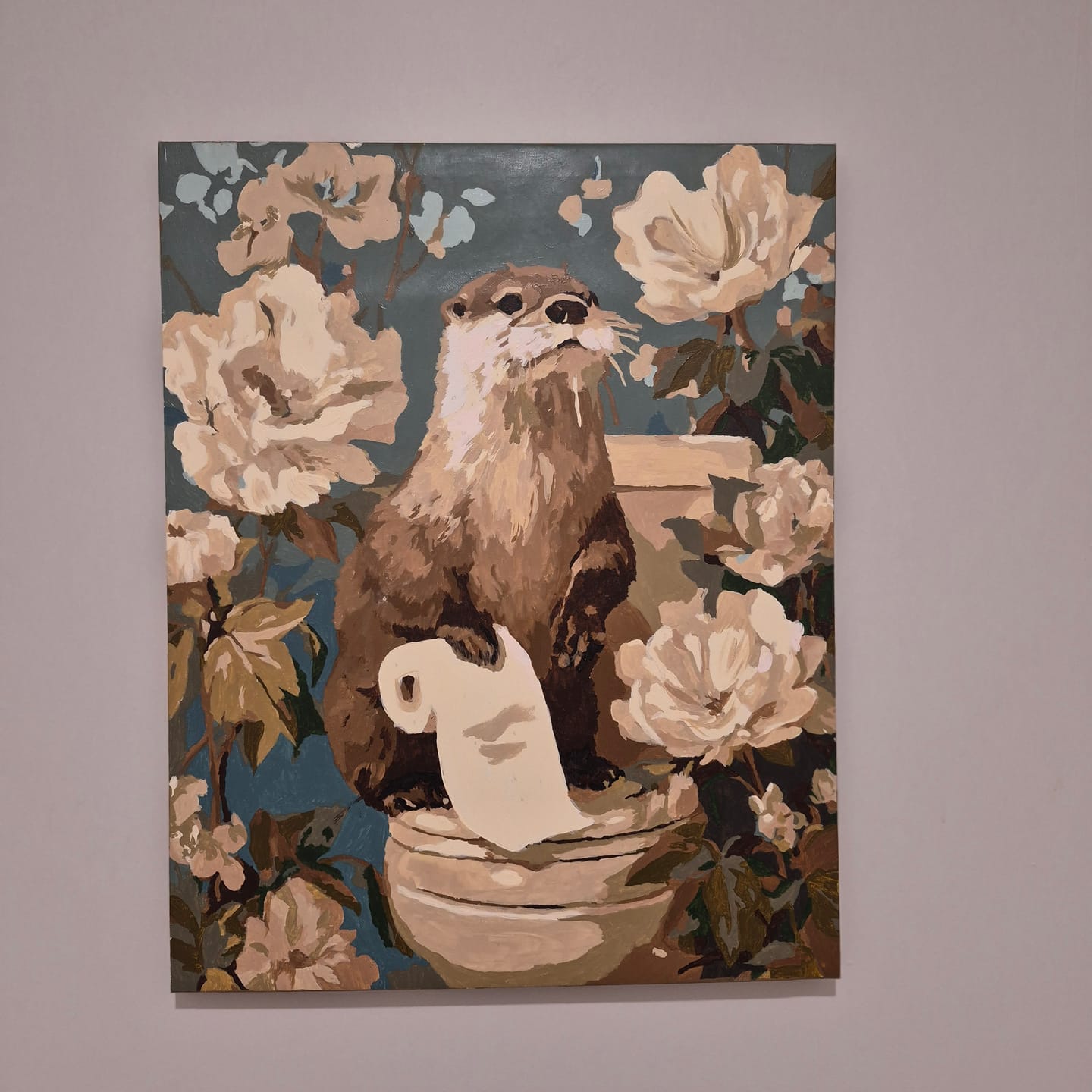 Customer photo review of Otter the helper | Paint by Number