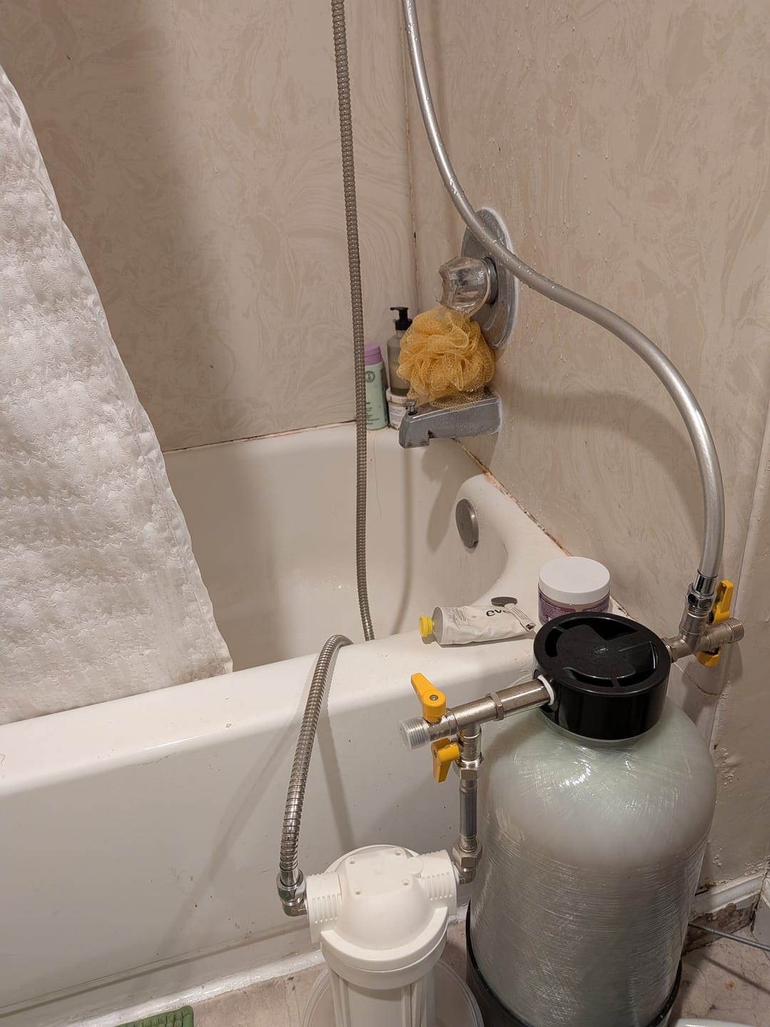 Customer photo review of Shower Water Softener System for Hard Water