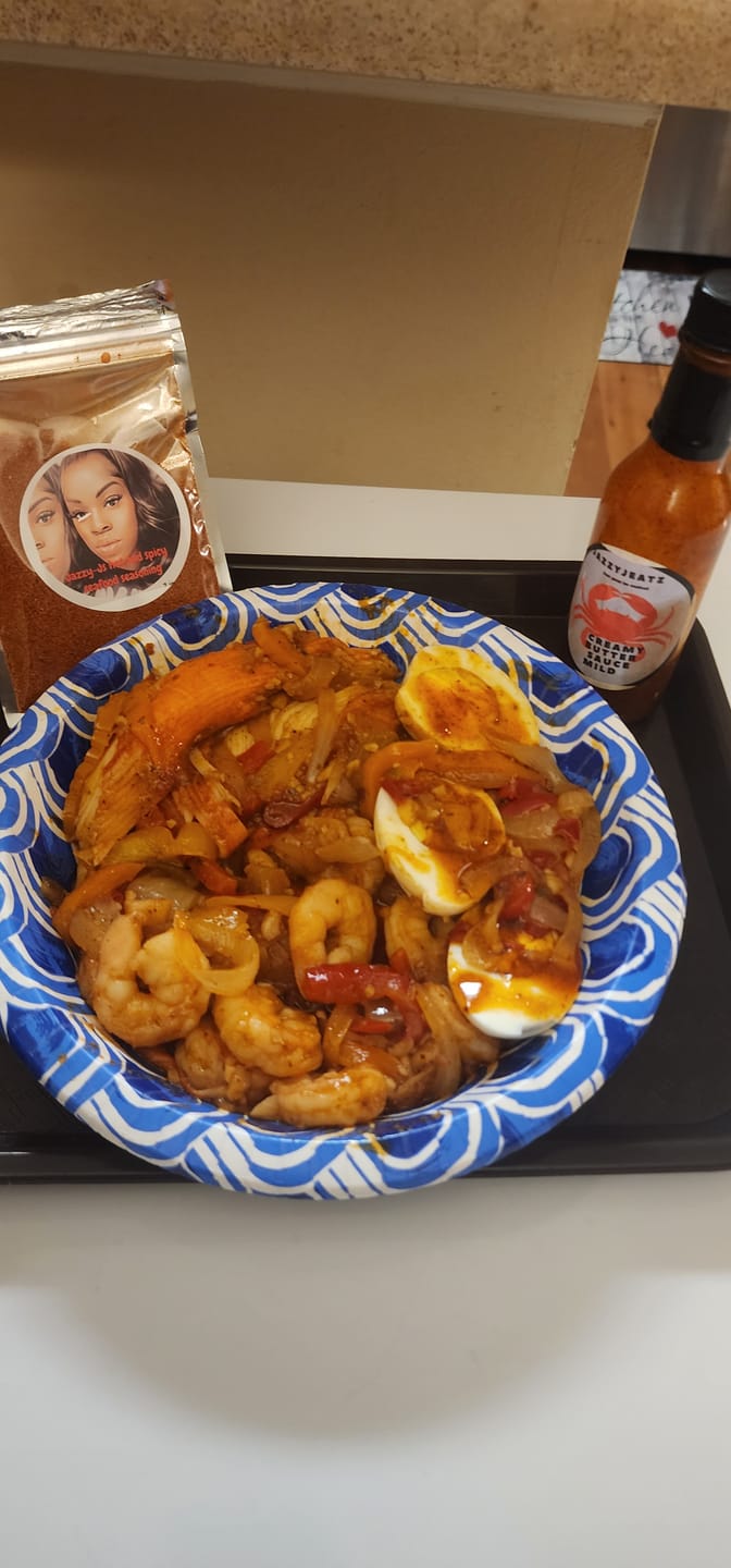 Customer photo review of JazzyJs creamy butter sauce Mild ￼