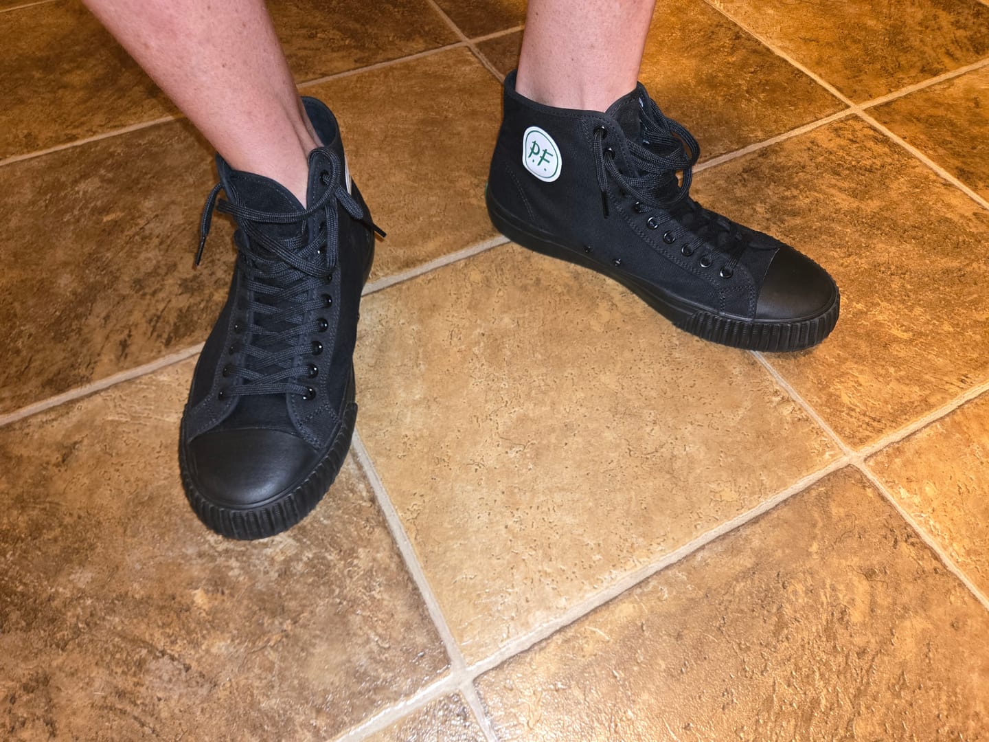 Customer photo review of 1993 Center Wide High-Top Black
