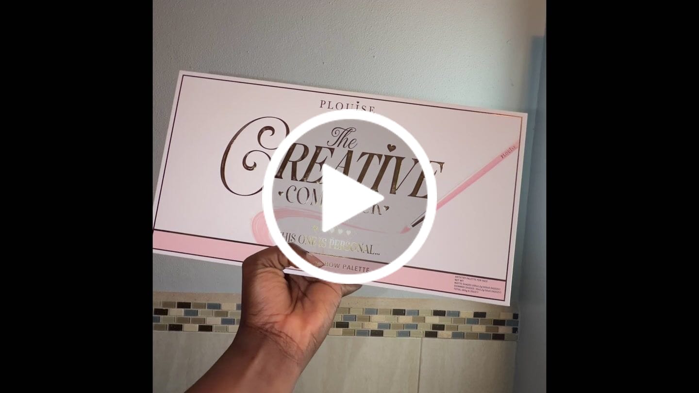 Customer video review of Creative Comeback XXXL Palette