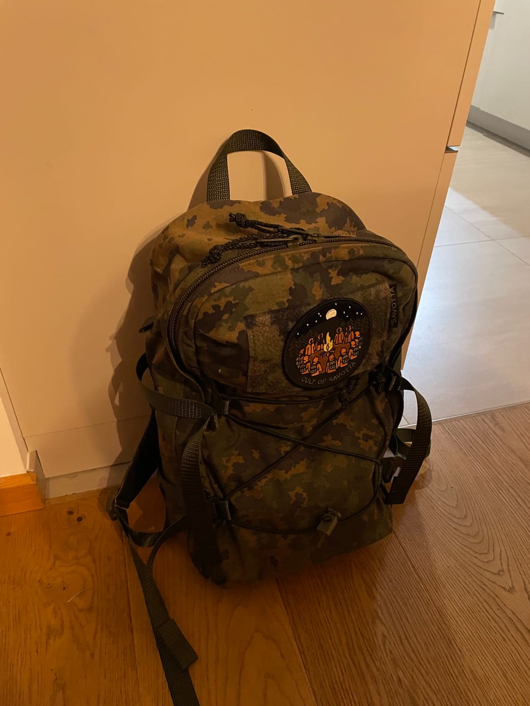 Customer photo review of Niukka 20L, camo backpack