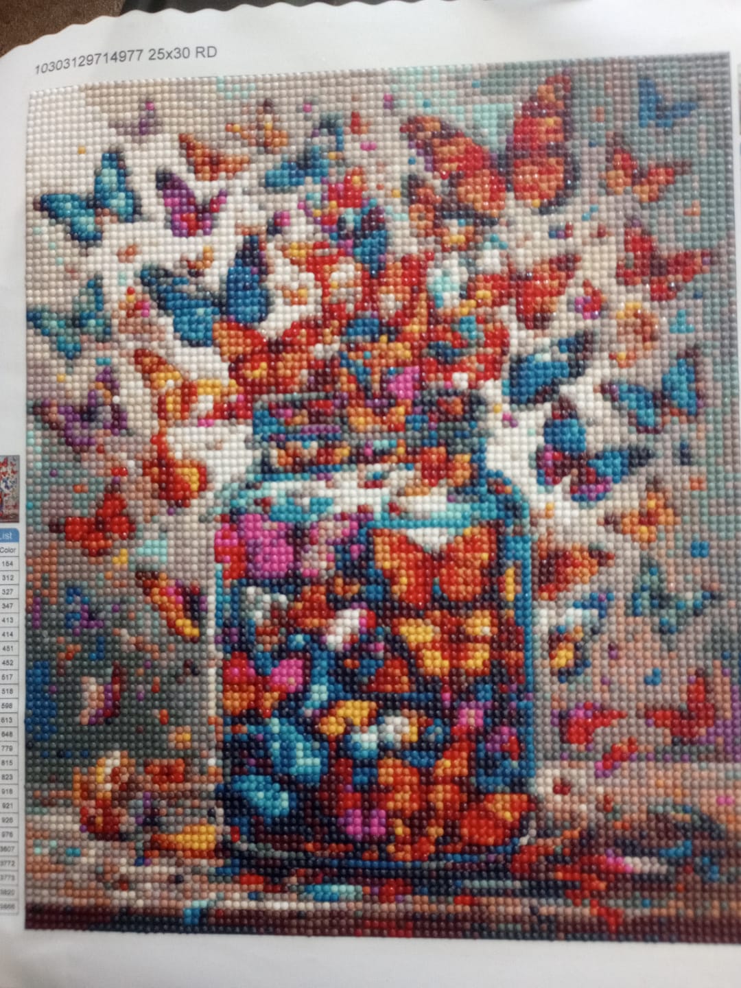 Customer photo review of Butterfly Jar Collection (Diamond Painting)