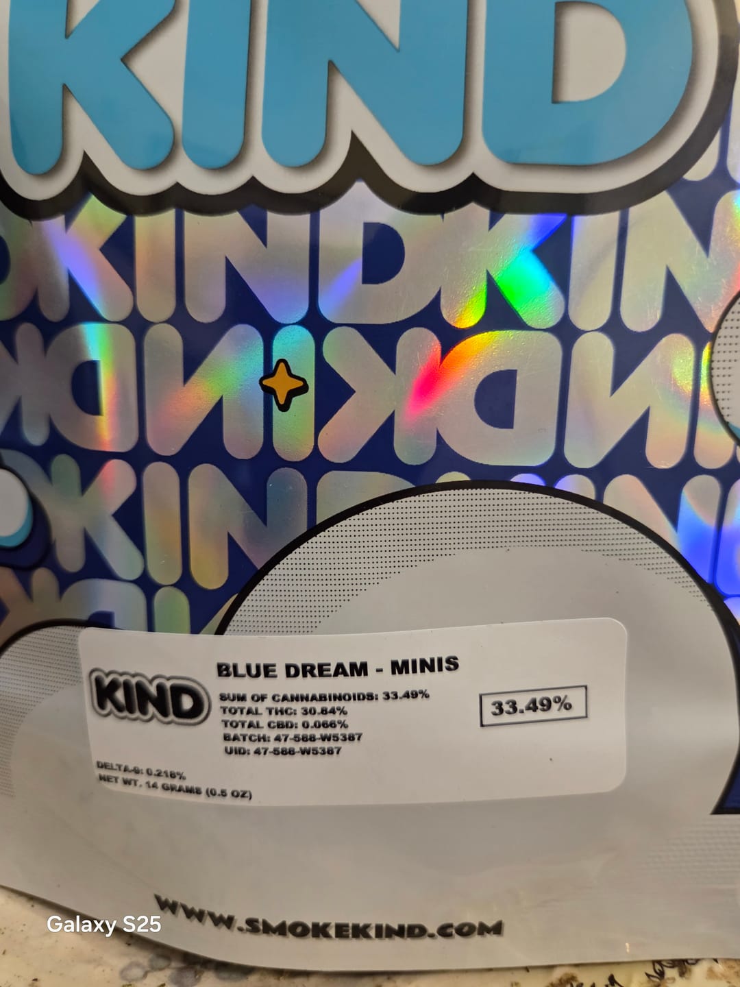 Customer photo review of Blue Dream - Minis - 28 Grams - Sativa