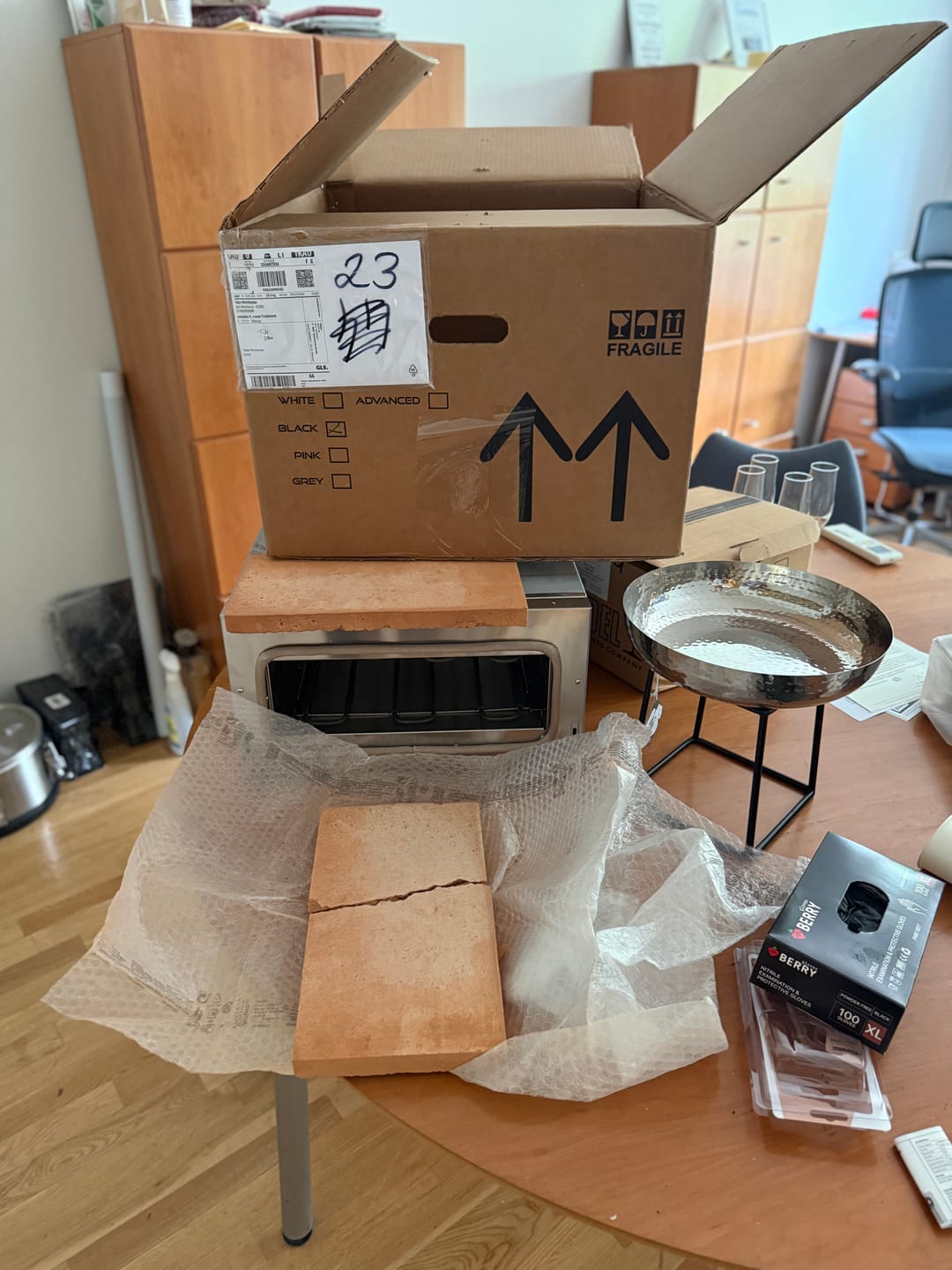 Customer photo review of Macte Ovens Voyager TWIN | Forno elettrico per pizza e pane