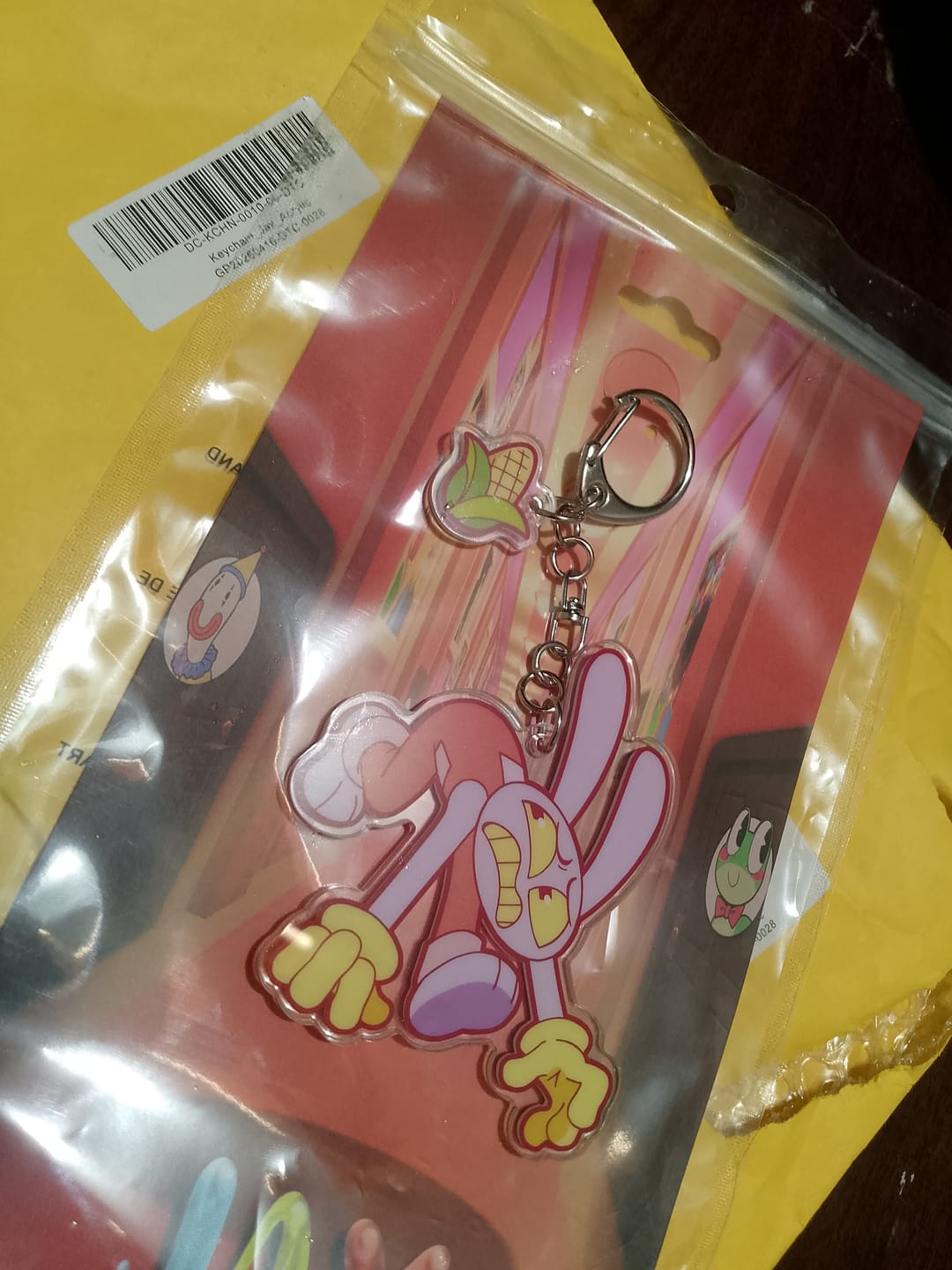 Customer photo review of Jax Acrylic Keychain