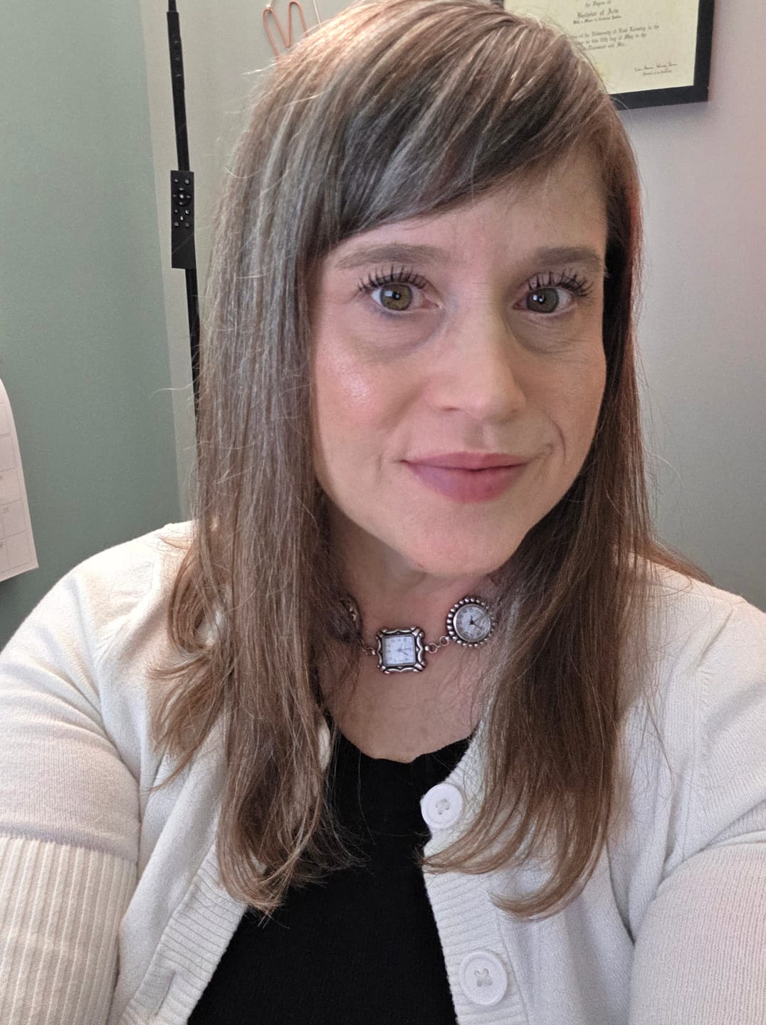 Customer photo review of The Greta Necklace