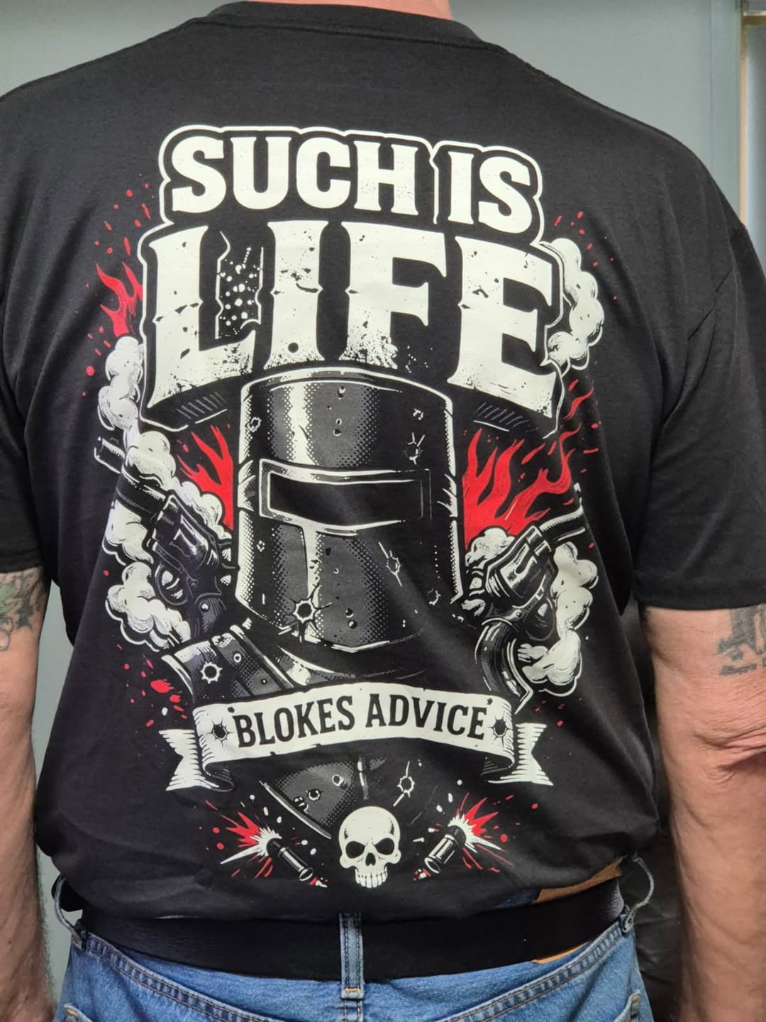 Customer photo review of Such Is Life Tee