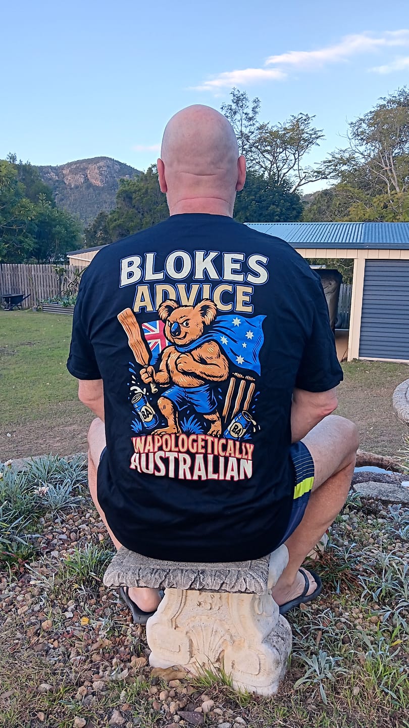 Customer photo review of Aussie As Tee