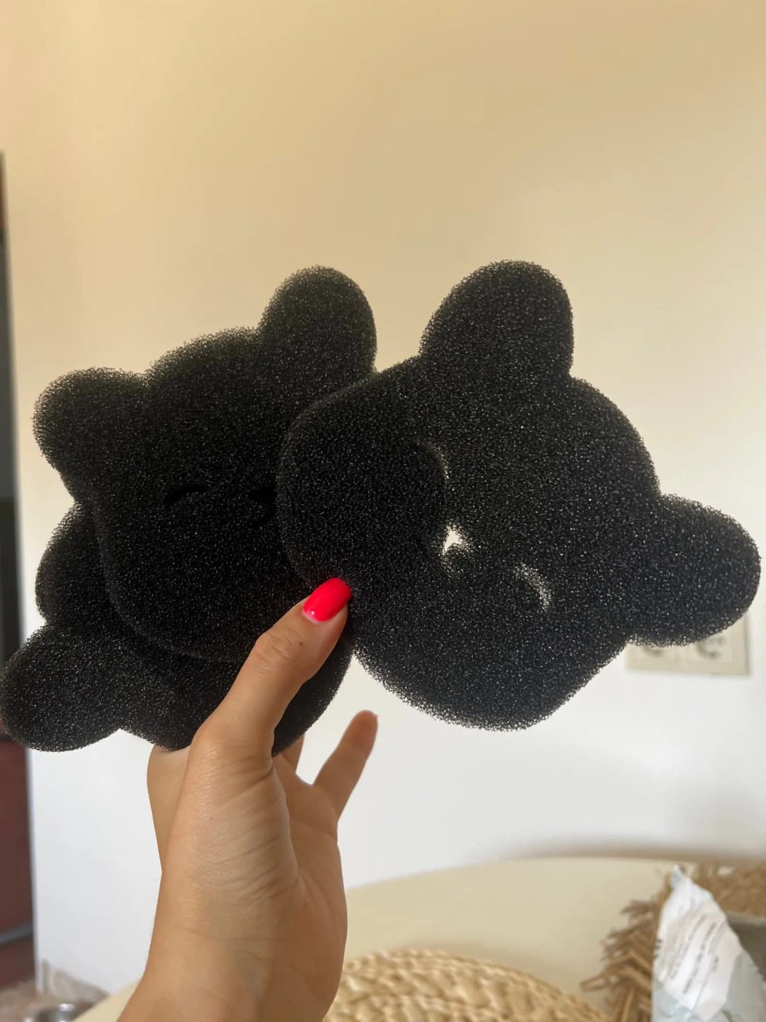 Customer photo review of FluffCatcher — Reusable Pet Hair Remover for Laundry