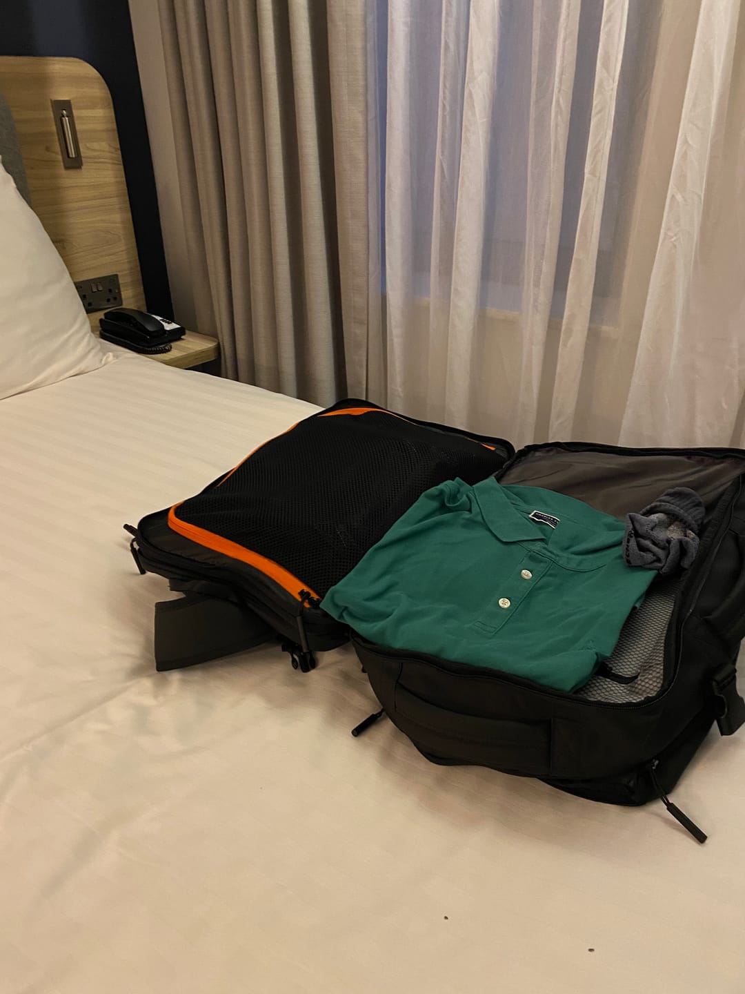 Customer photo review of The Digital Nomad Backpack