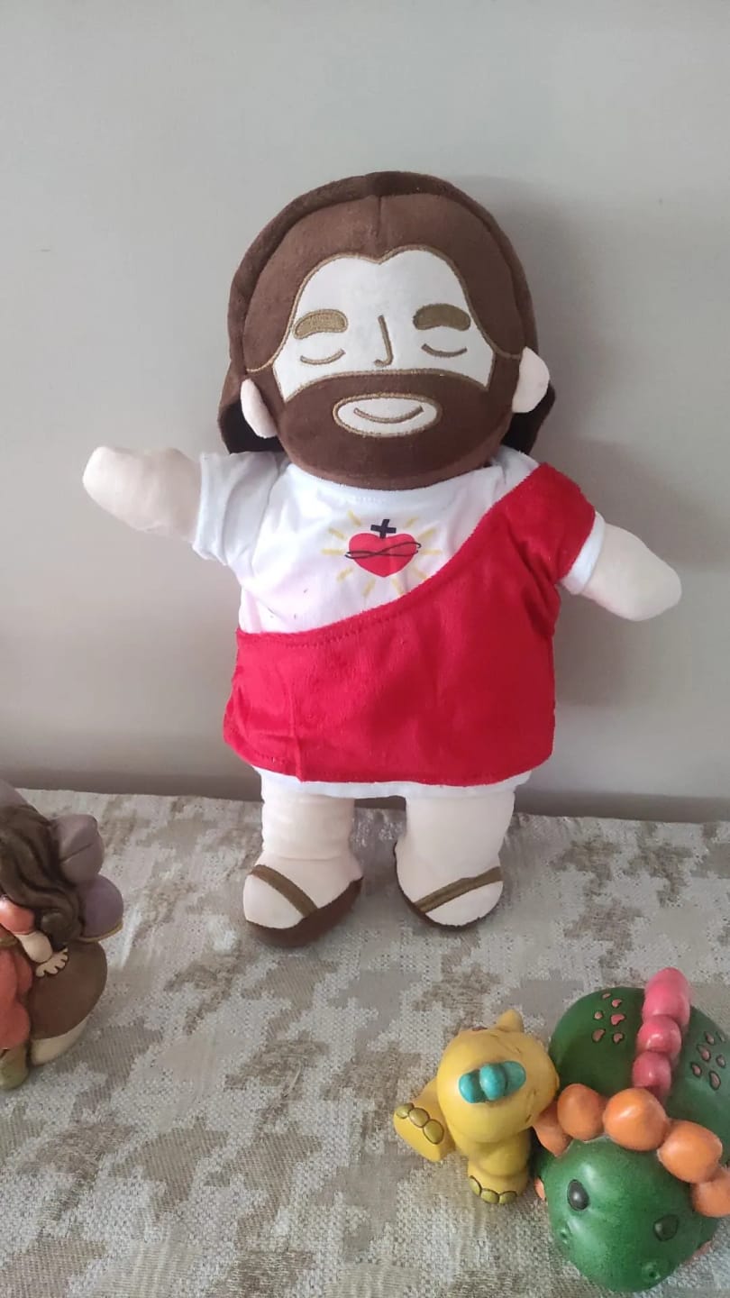 Customer photo review of Abrazo Bendito – Peluche Calmante con Respiración Suave