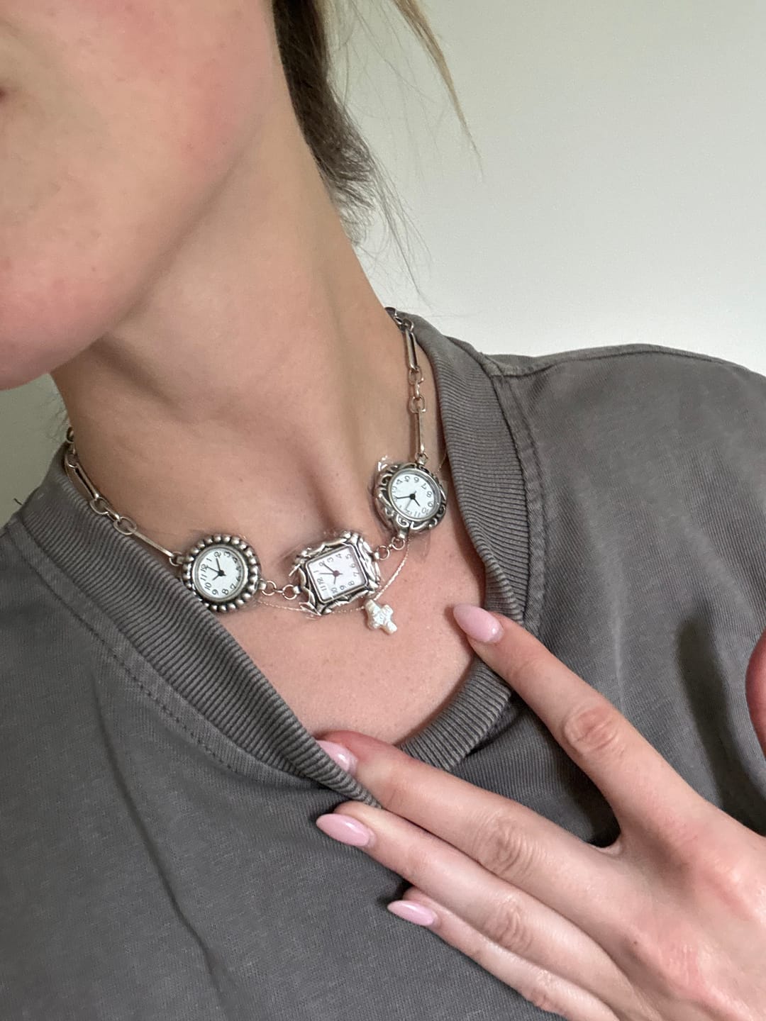 Customer photo review of The Greta Necklace