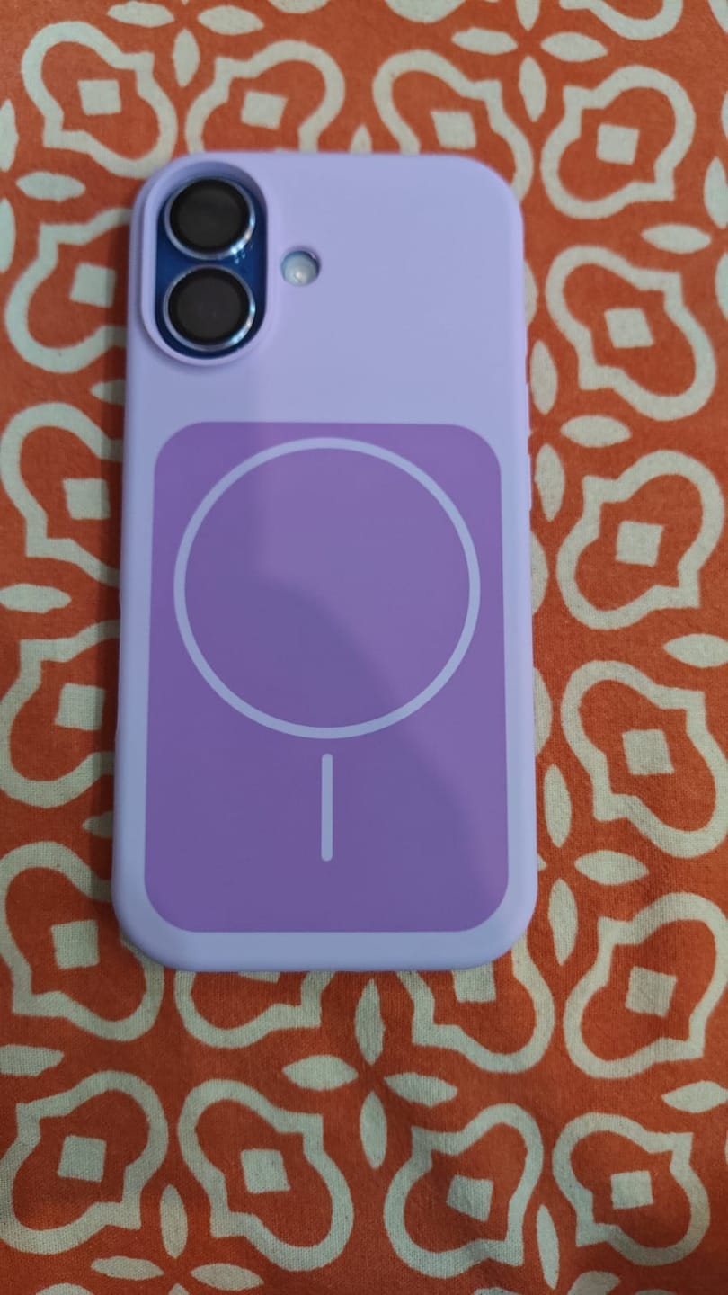 Customer photo review of Double Layer Magsafe Liquid Silicone Pre-Order Magnetic iPhone Case