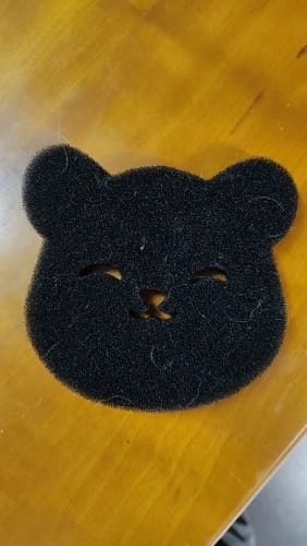 Customer photo review of FluffCatcher — Reusable Pet Hair Remover for Laundry
