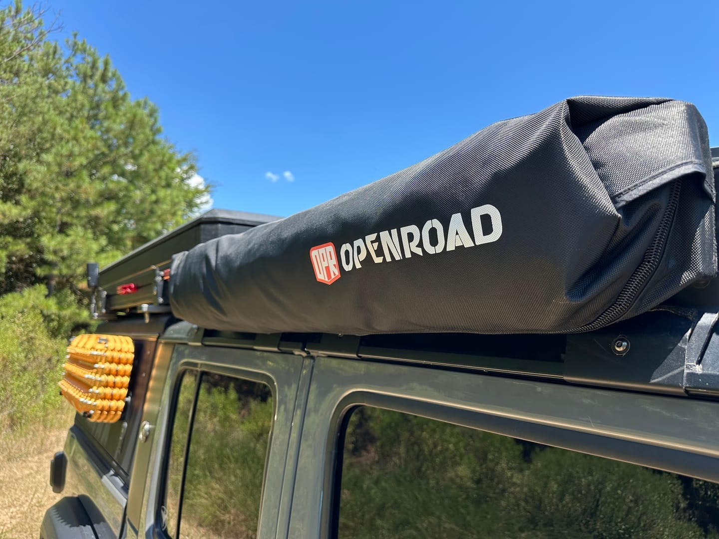 Customer photo review of OPENROAD Quick-Open Overland Shower/Privacy Awning V2（Pre Sale,ETA:8.15)