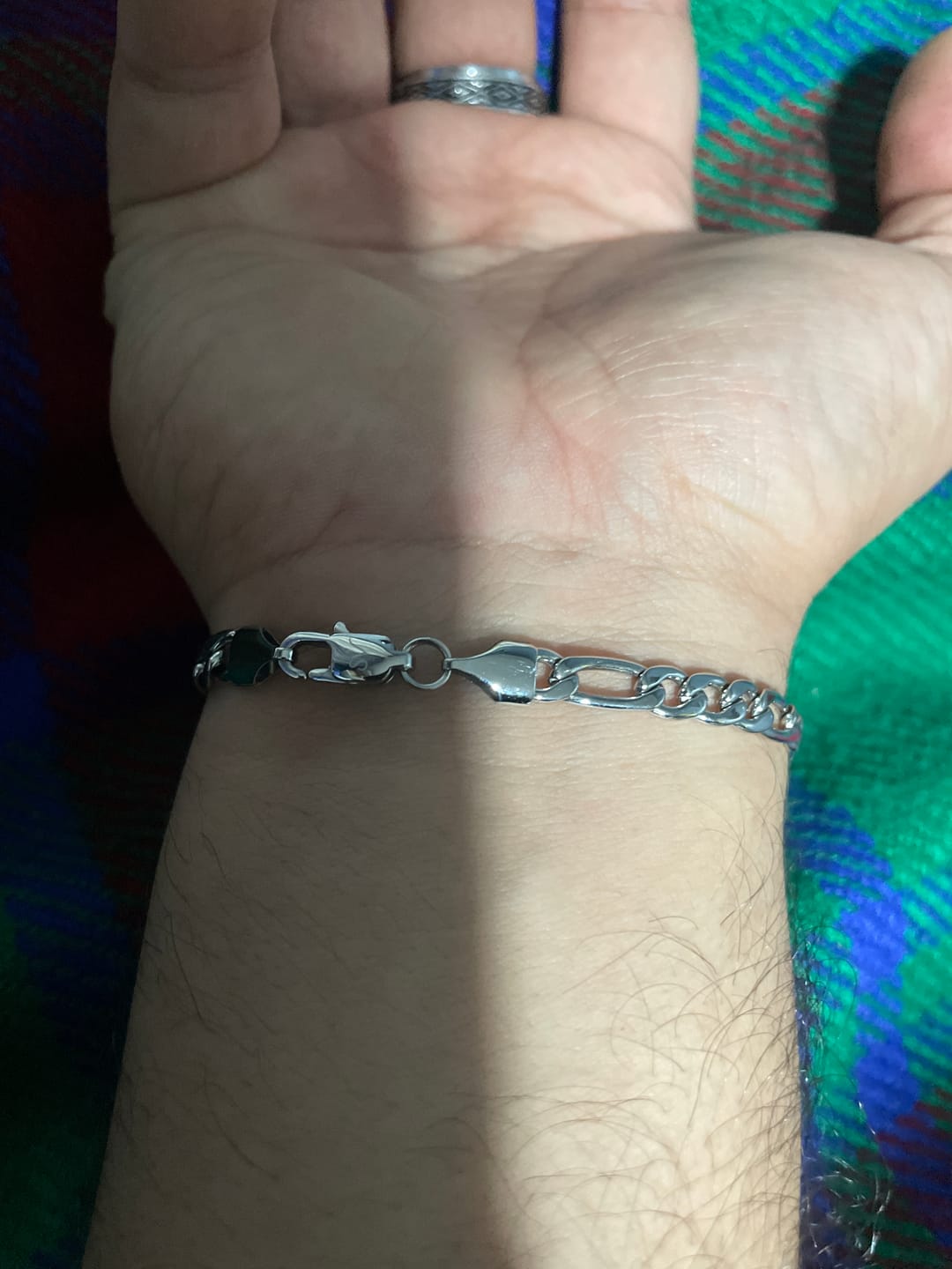 Customer photo review of Pulsera Fígaro 5mm