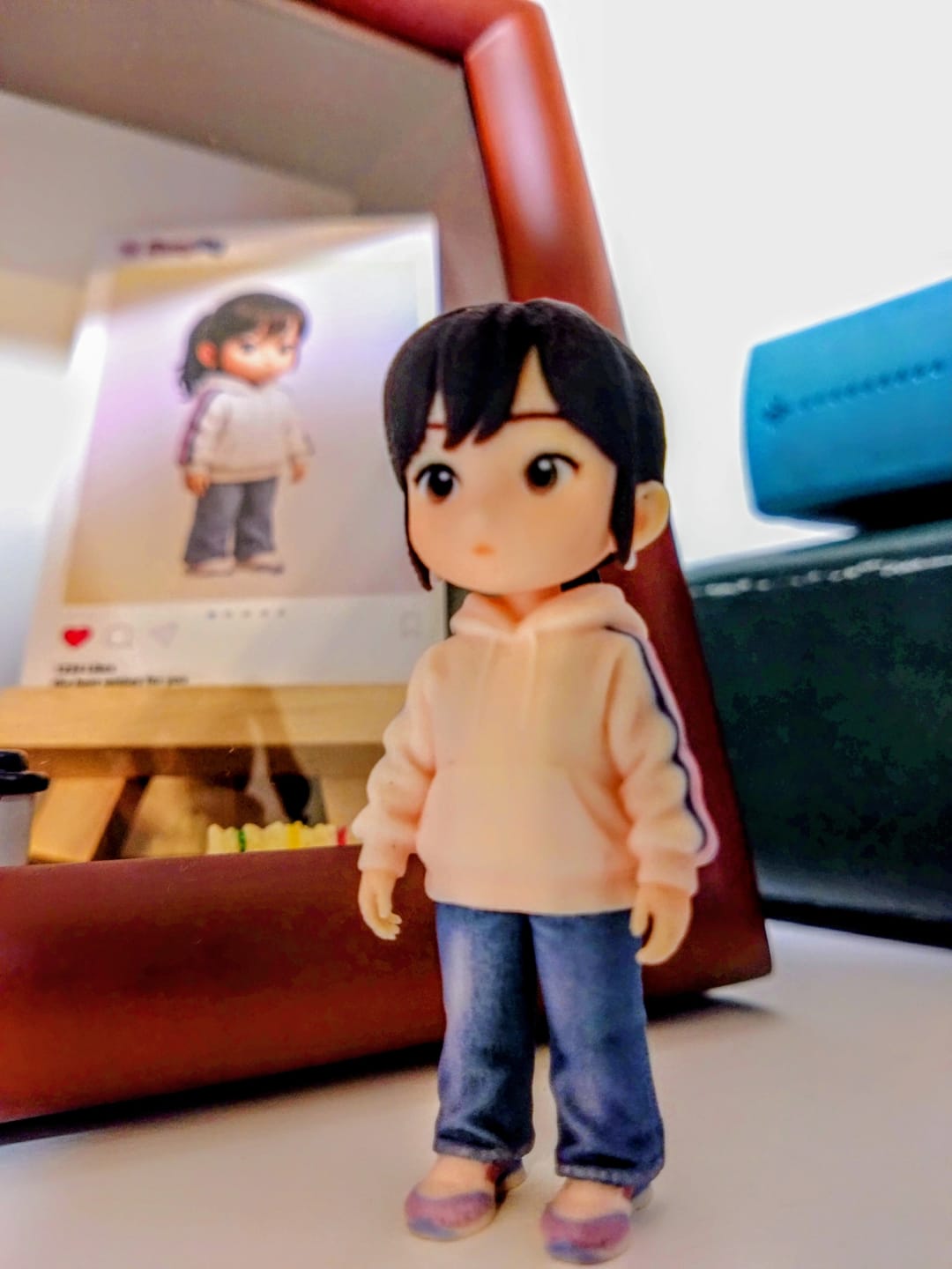 Customer photo review of Custom Couple Action Figures - Unique Anniversary & Valentine Gift