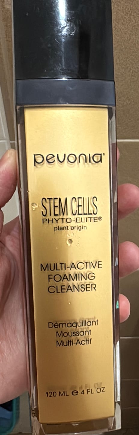 Customer photo review of Stem Cells Phyto-Elite Multi-Active Foaming Cleanser