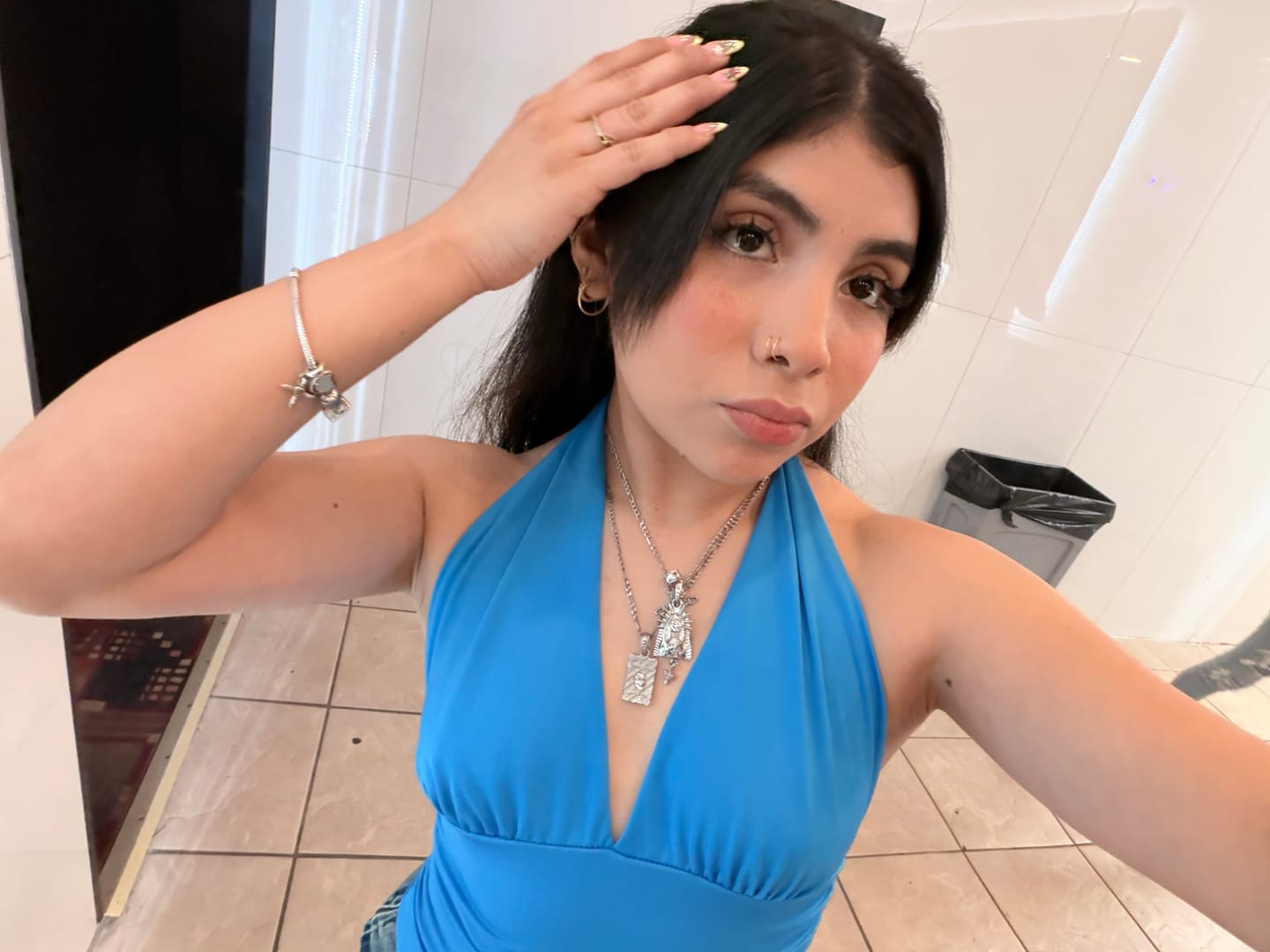 Customer photo review of VIRGIN MARY PENDANT