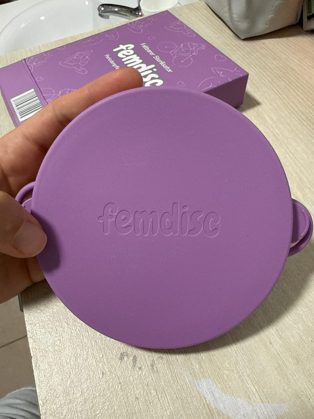 Customer photo review of Stérilisateur retractable femdisc