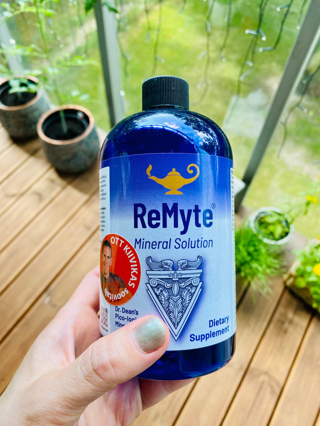 Customer photo review of ReMyte® Mineral Solution, 240ml (toidulisand 12 mineraalaine kontsentraadiga)