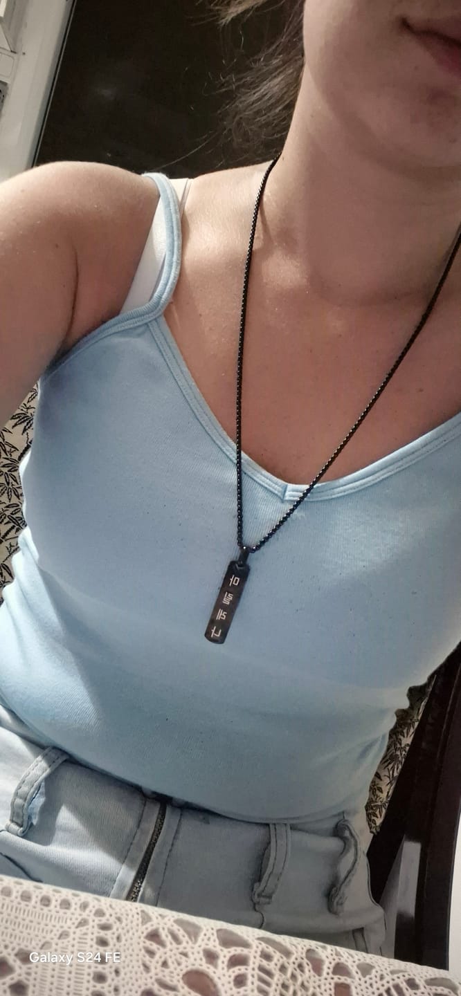 Customer photo review of Collier Personnalisé Coréen
