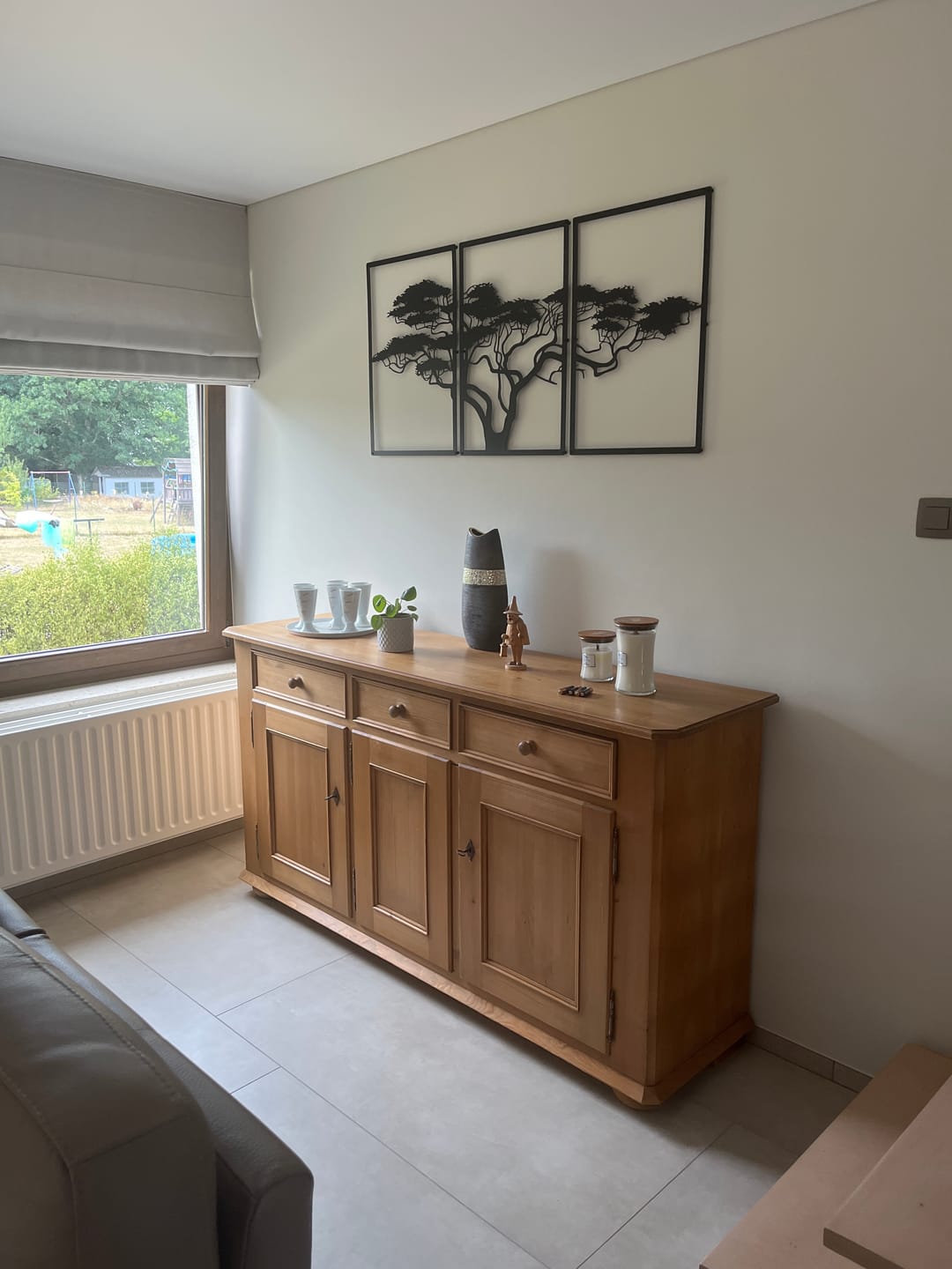 Customer photo review of Décoration murale en métal noir - Arbre de vie Africain